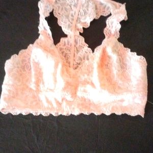 Felina lingerie pink lace bralette
